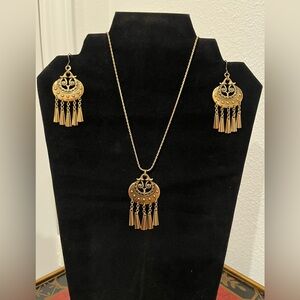 Kalevala Koru Moon Goddess Pendant & Earings